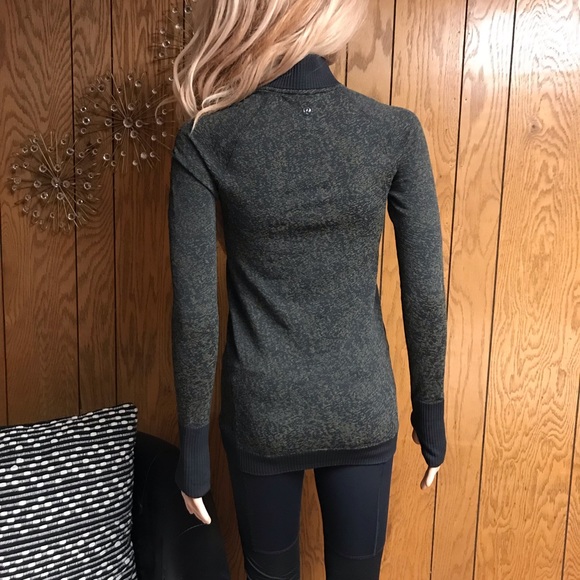 Lululemon" Rest Less -Half Zip-Pullover- black Armory - Picture 10 of 15